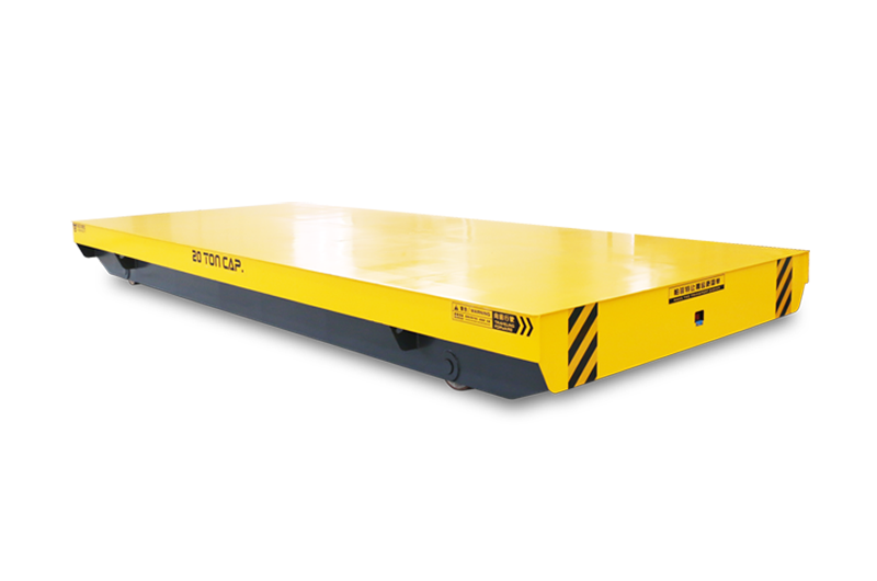 北京80噸軌道平板車發貨成功